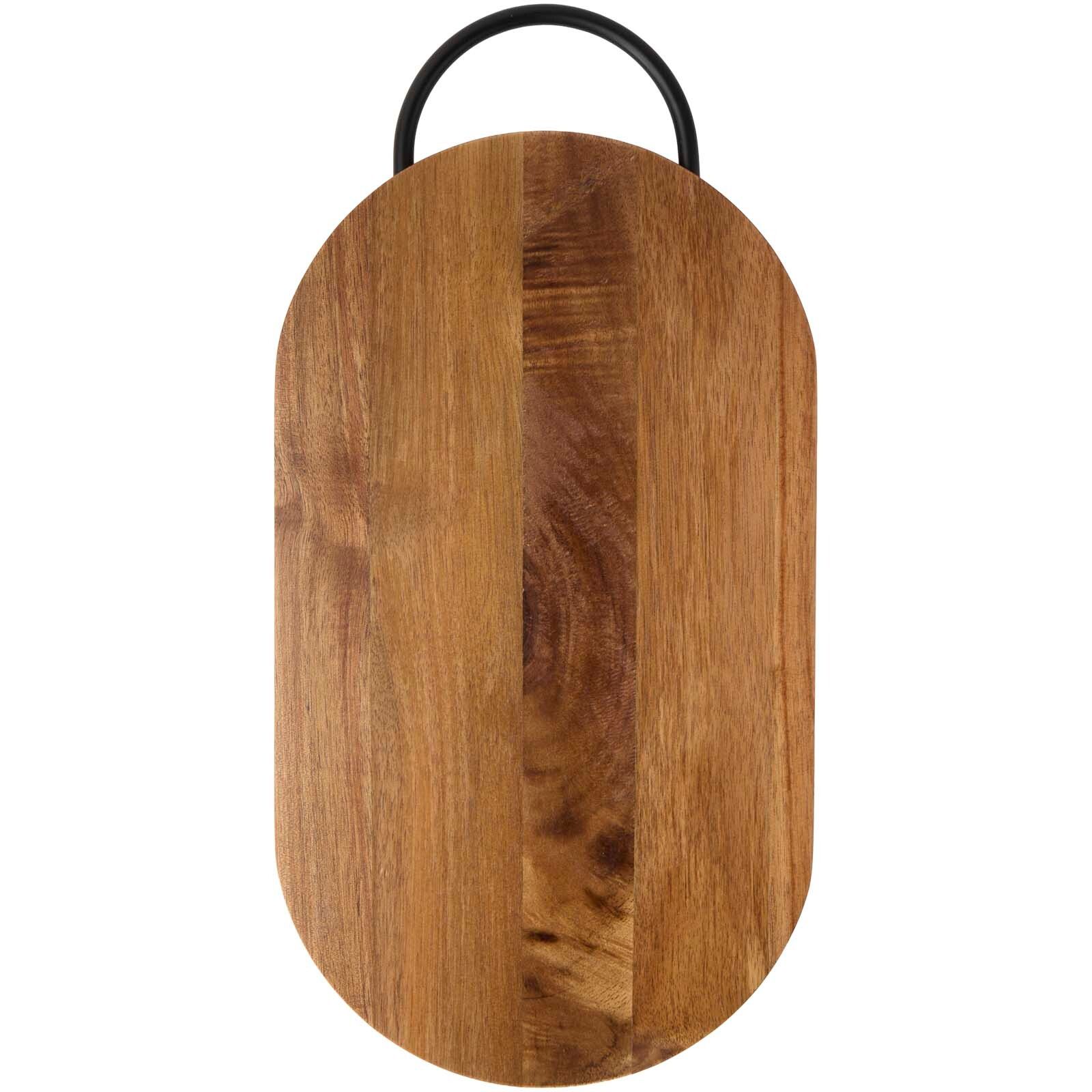Julienne Akazienholz Schneidebrett mit Griff - holz-543