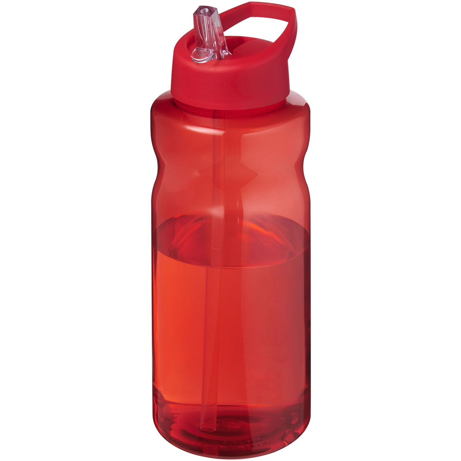 H2O Active Eco Big Base 1L Sportflasche mit Ausgussdeckel  - rot -  rot-814