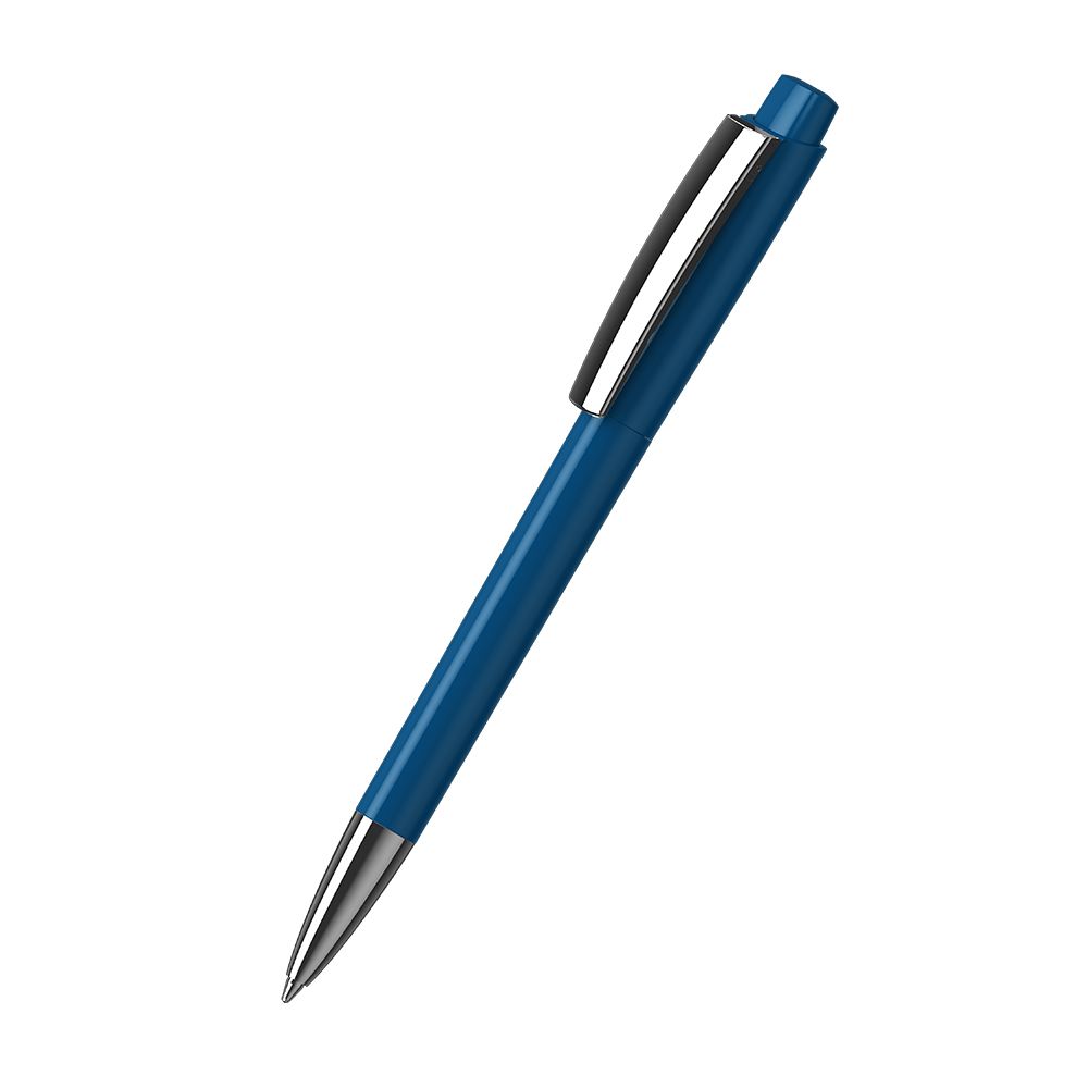 Druckkugelschreiber Zeno high gloss MMn - mittelblau-70