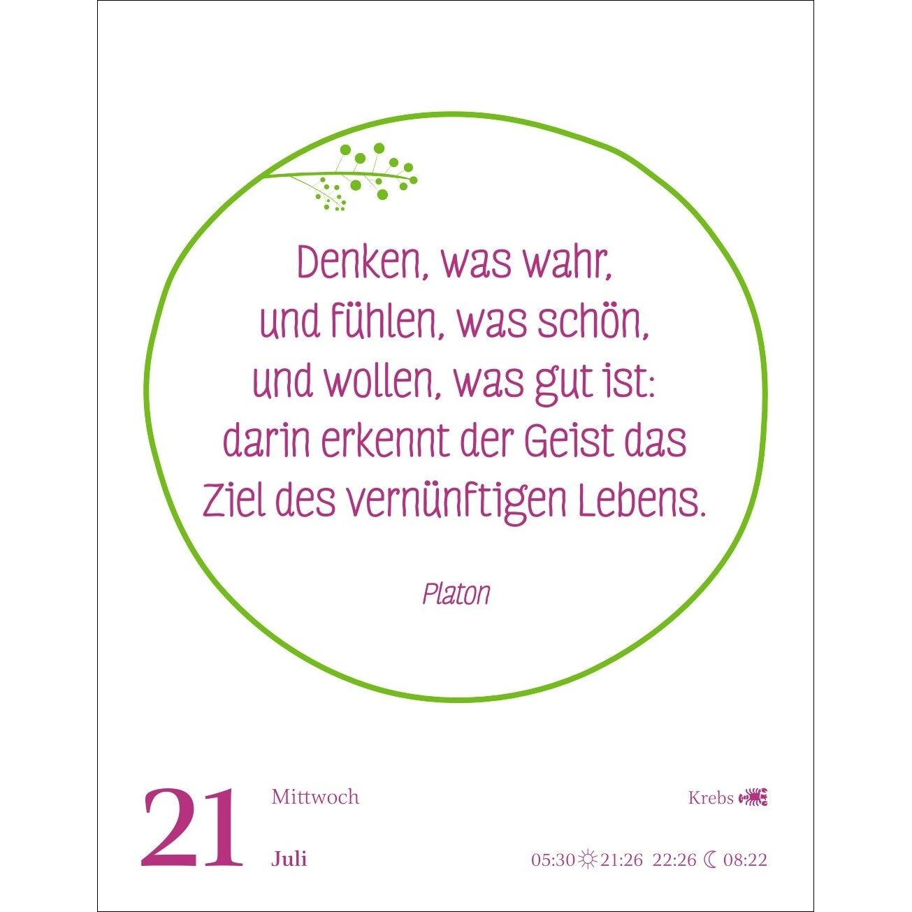 Heute ist dein Tag! Tagesabreißkalender-596