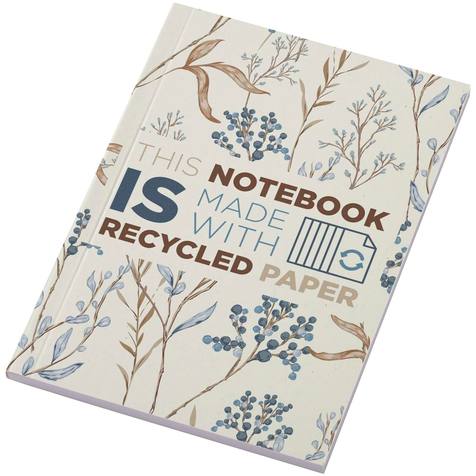 Novella Austen A6 Softcover Notizbuch aus Recyclingmaterial – 50 Blatt - elfenbeinweiß-438