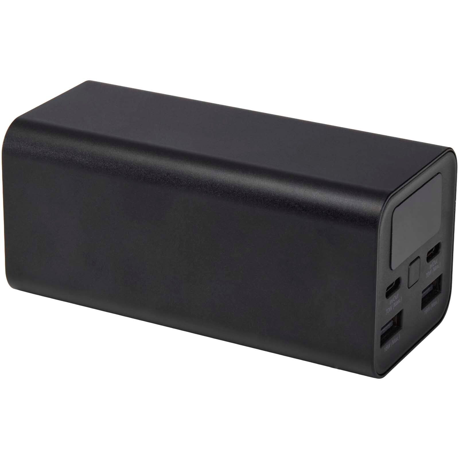 Acamar 70 W 20.000 mAh Laptop Powerbank aus recyceltem Aluminium - schwarz-608