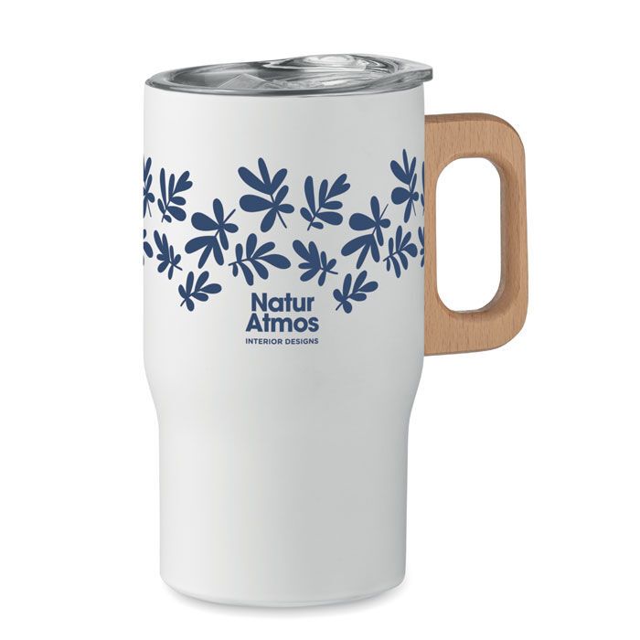 Doppelwandiger Becher 350ml TUMBOO - weiß-551