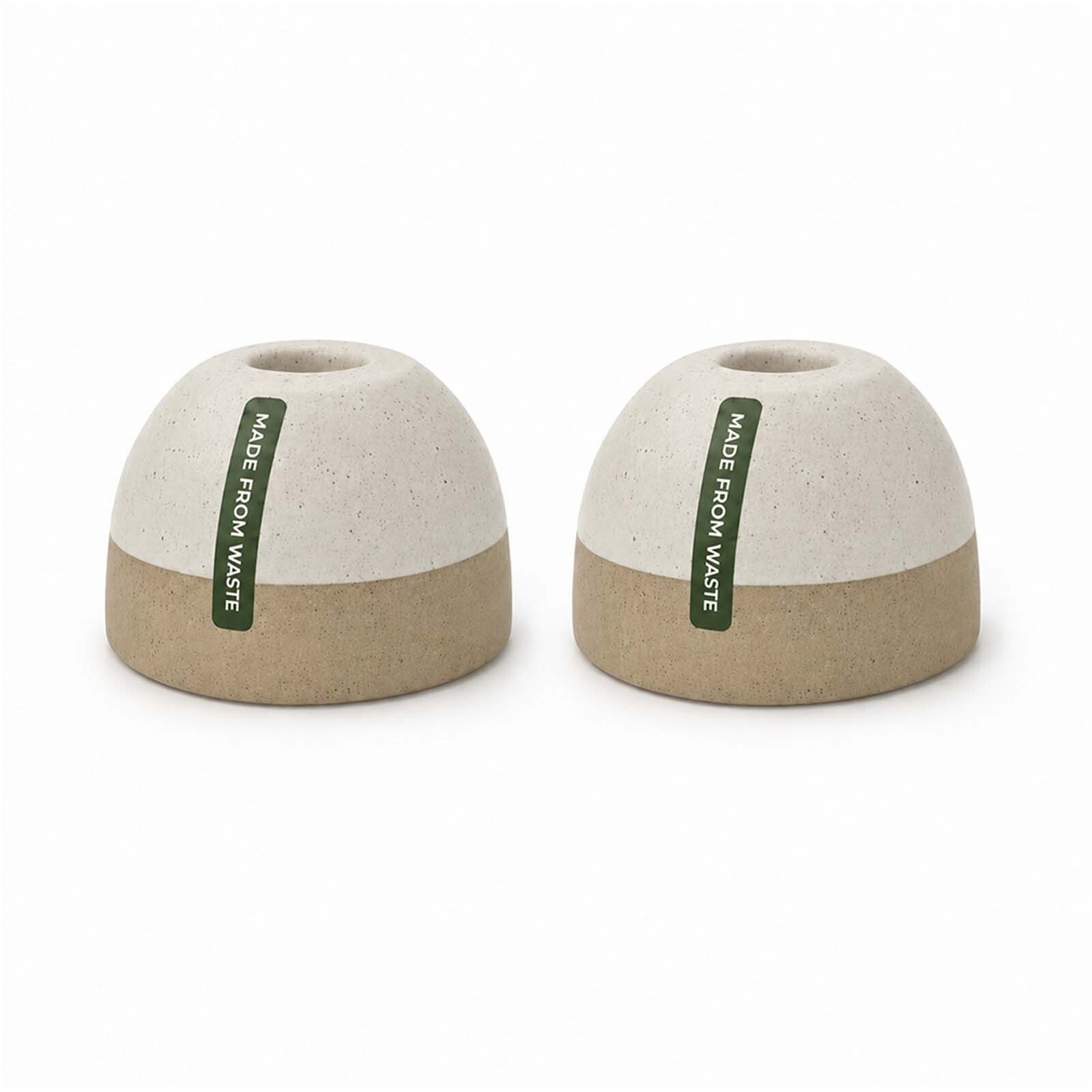 Originalhome ReCllay Kerzenständer Set - weiss-363