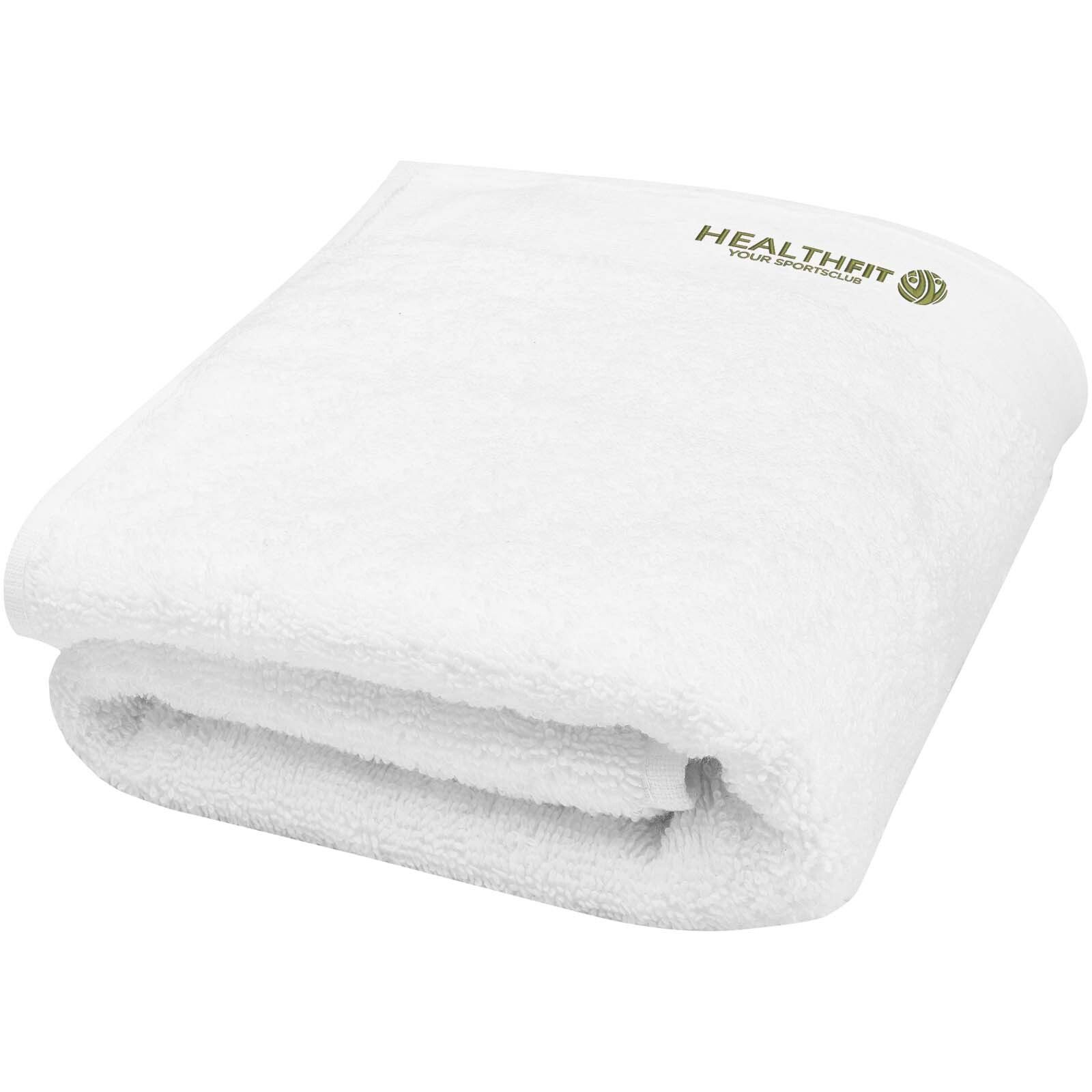 Nora 550 g/m² Baumwollhandtuch 50 x 100 cm - weiss-893