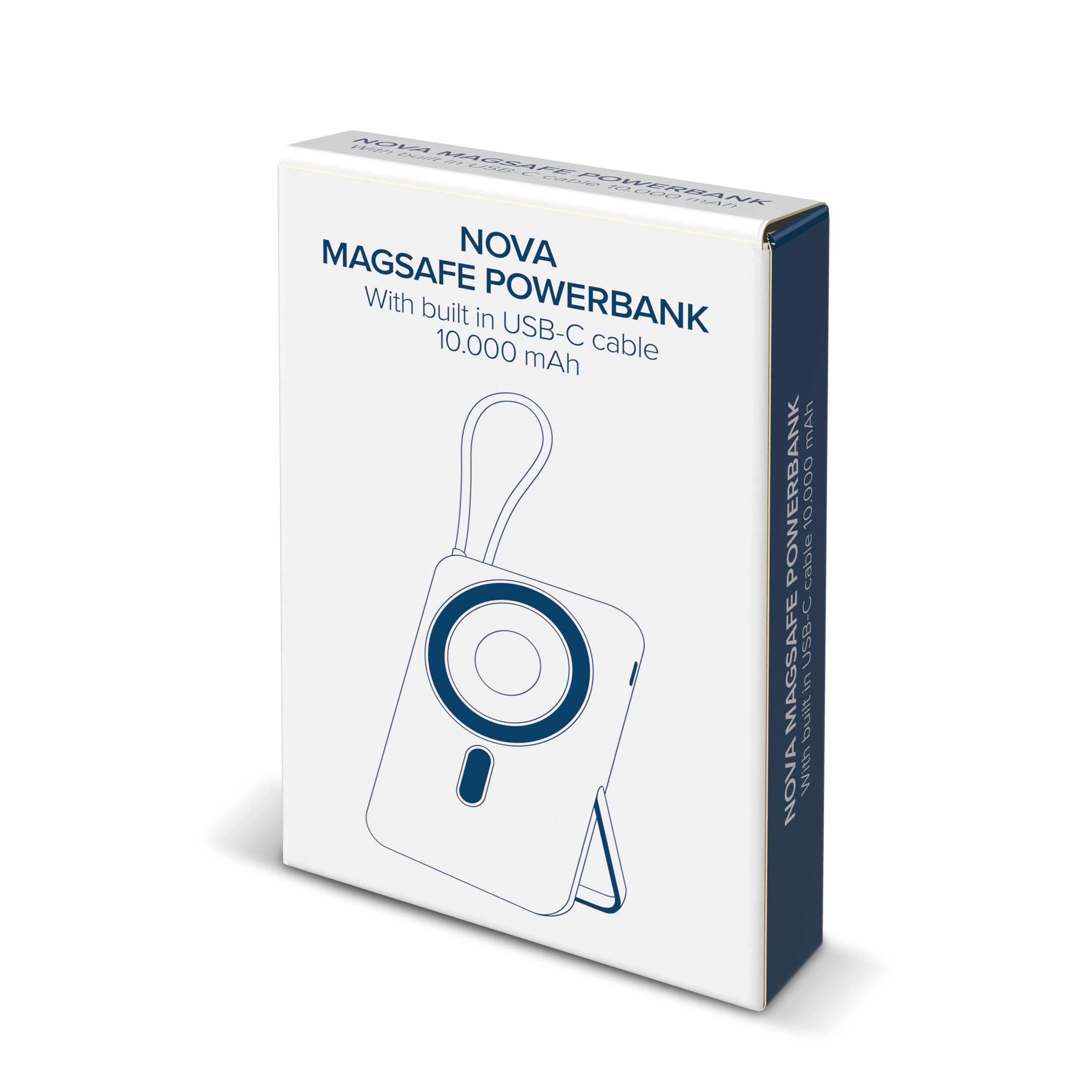 Nova Wireless Powerbank Kompatibel mit MagSafe und Apple Watch 10000 mAh - dunkelgrau-197