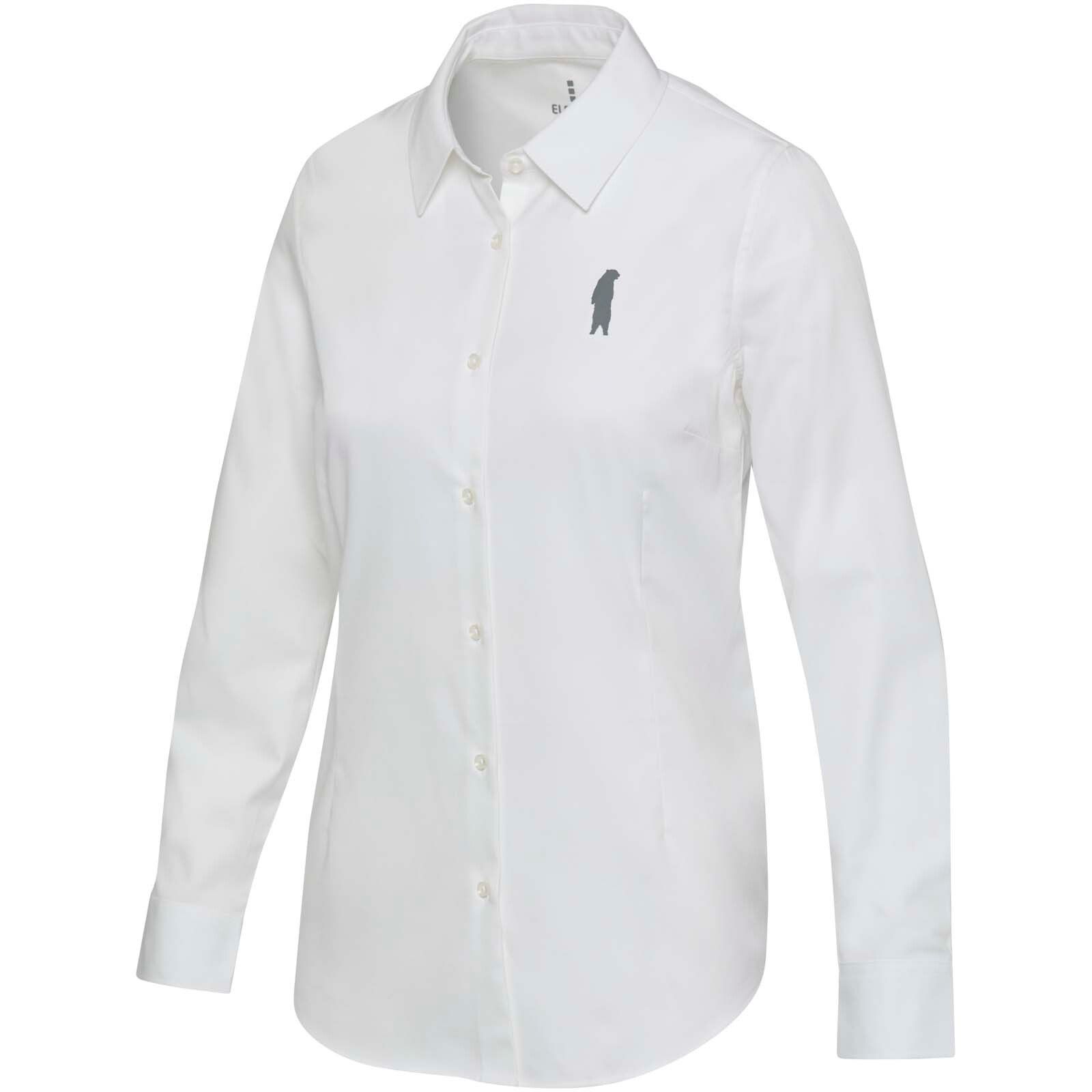Citrine Twill Bluse - weiss - S-214