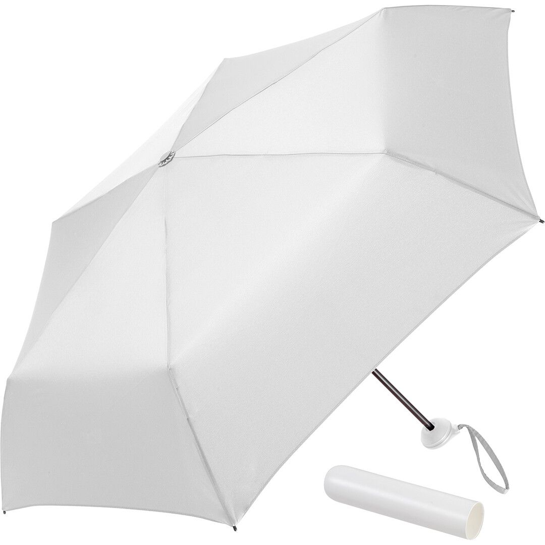 Mini-Taschenschirm FARE-Tube® Ø90 cm - weiß - weiß-747