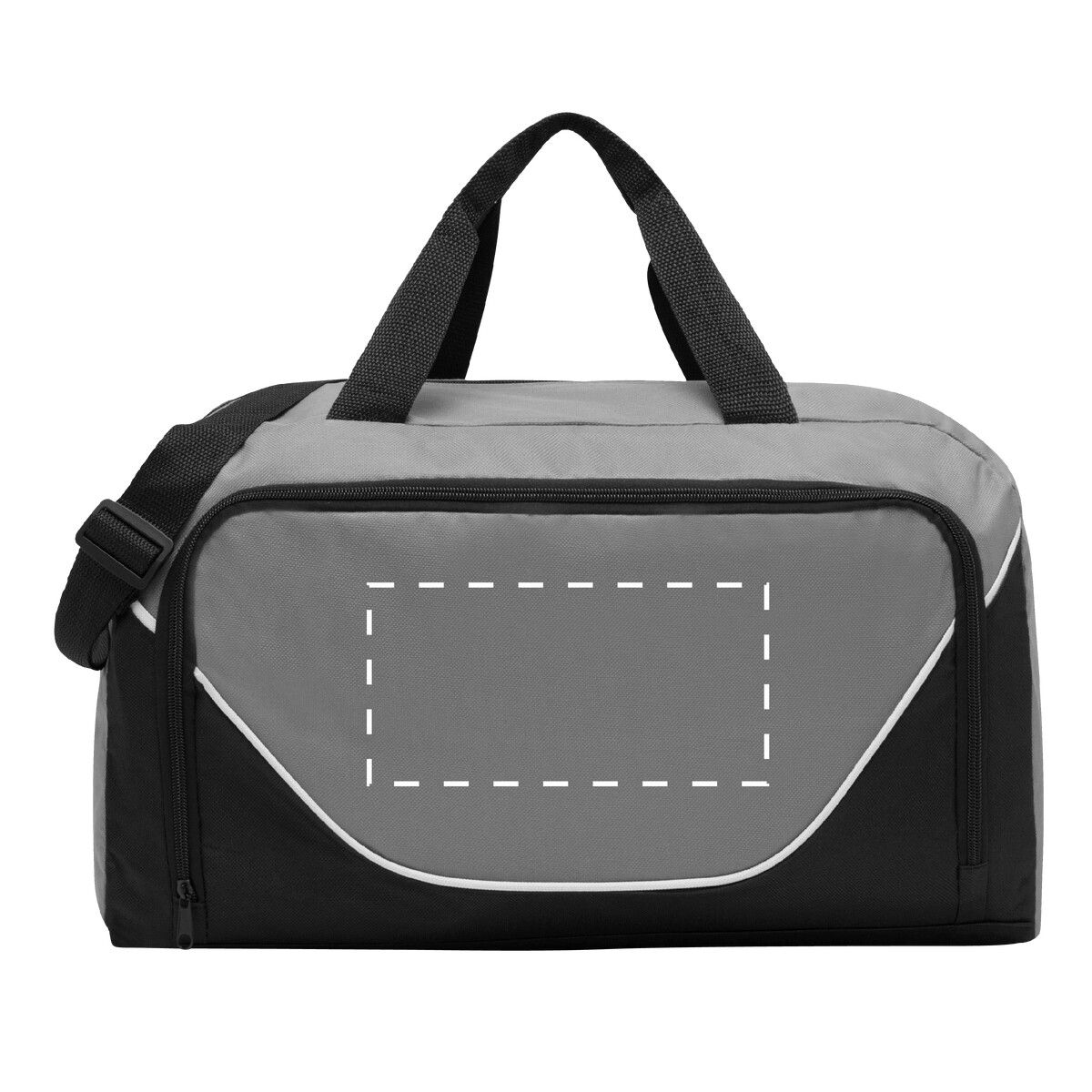 Veredelungsposition mittig auf der Vortasche