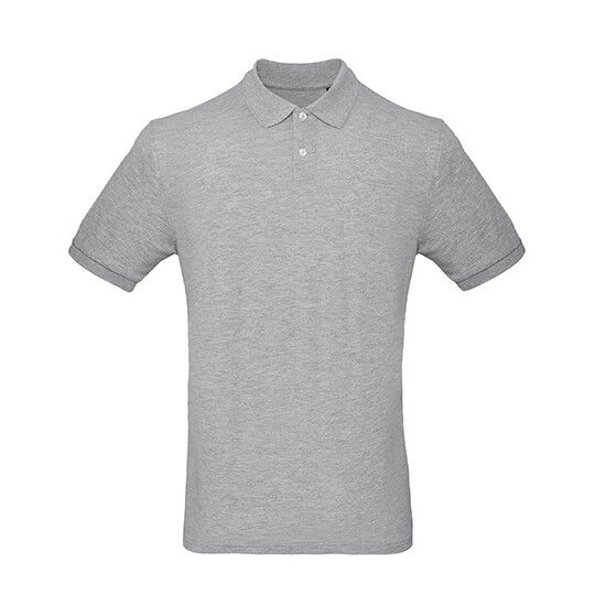 Inspire Polo /Men_° - heather grey - L-348