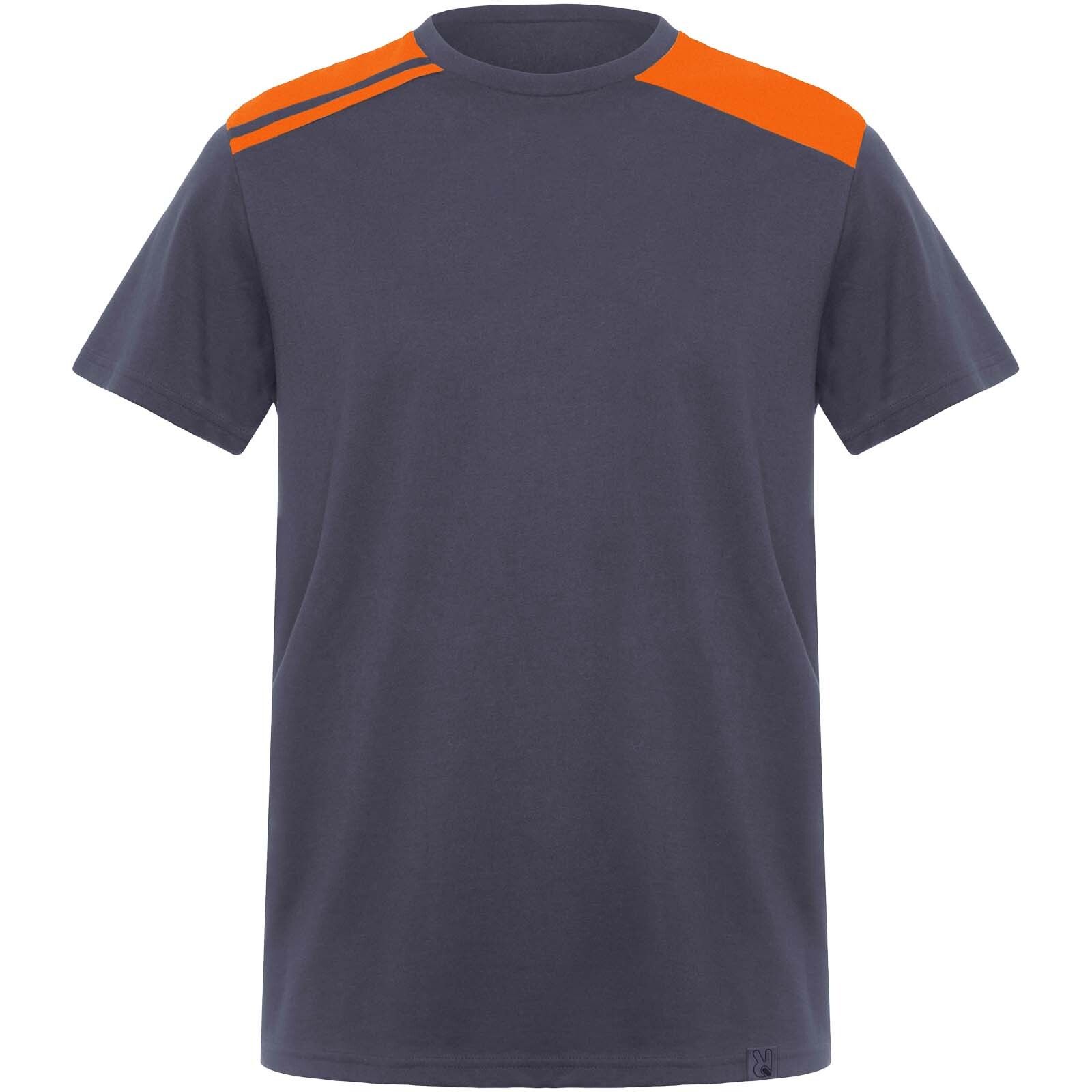 Expedition Kurzärmeliges T-Shirt für Herren, 160 g/m2 - blei -  orange-394