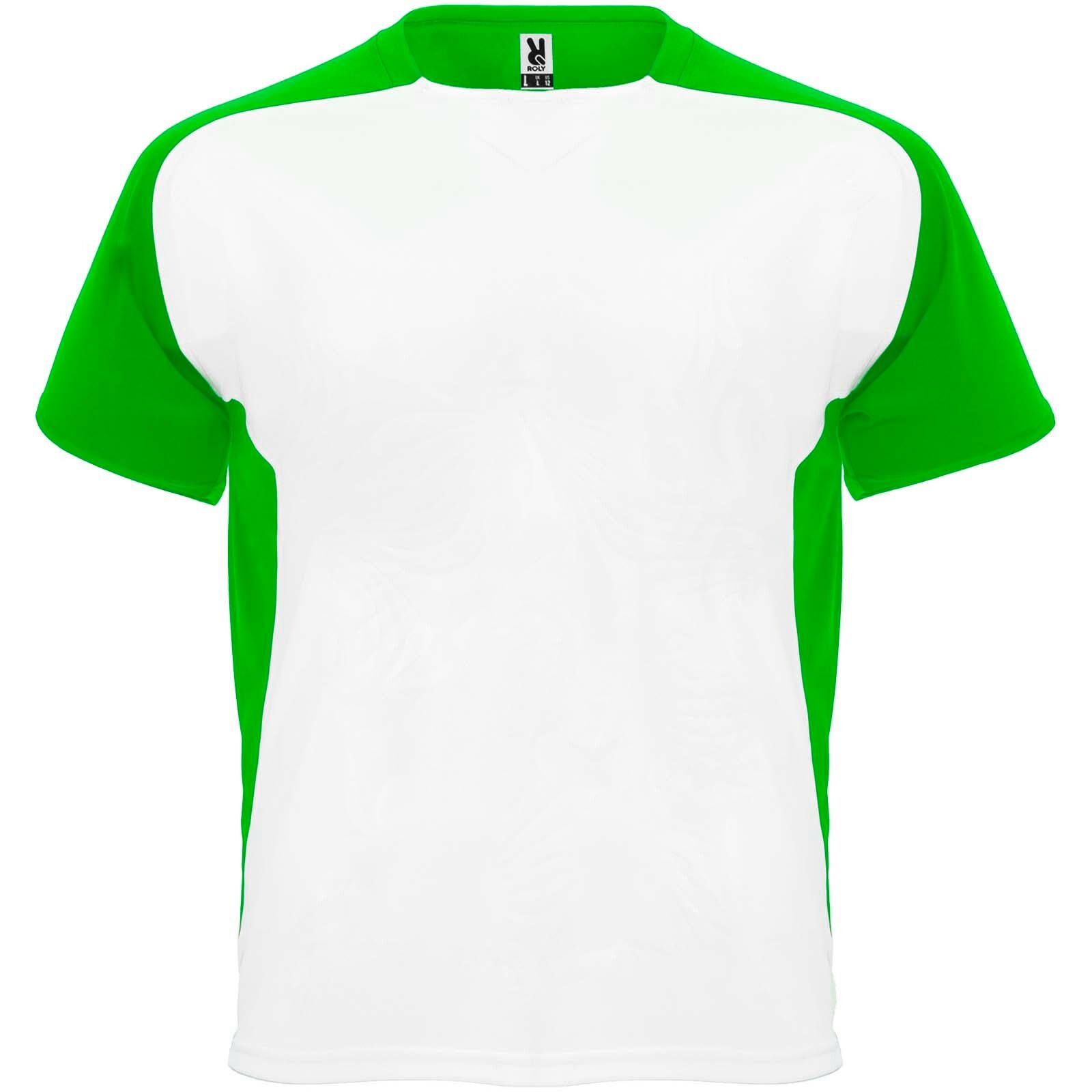Bugatti Sport T-Shirt für Kinder - weiss -  farngrün-231