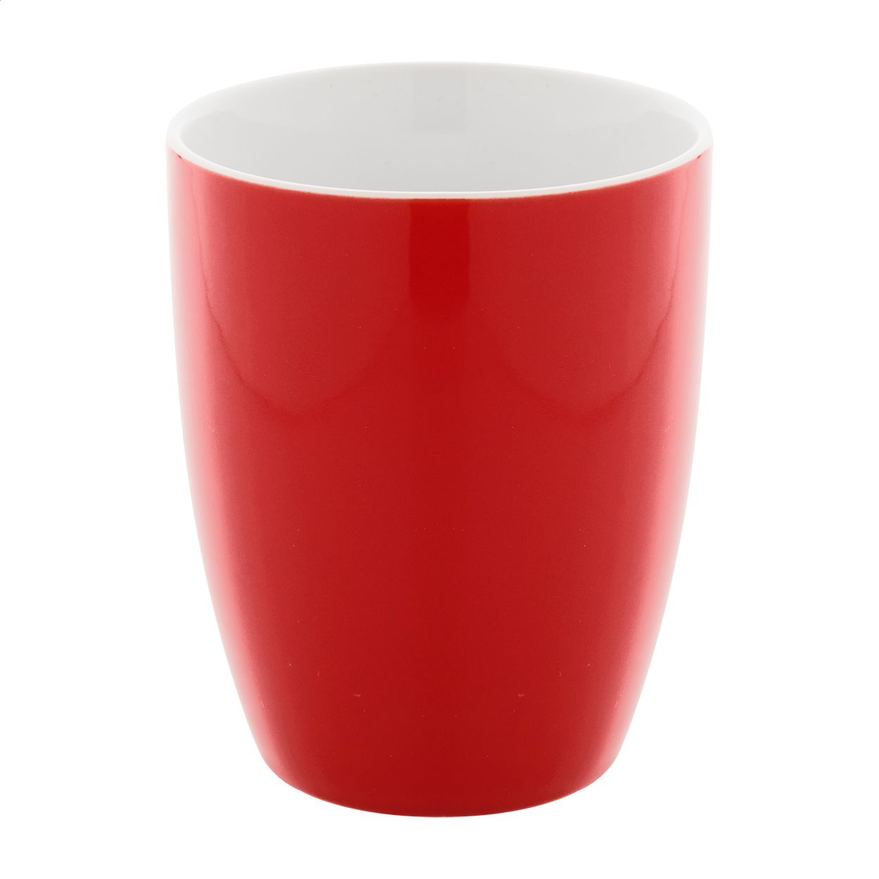 Gaia Becher, 340 ml - rot - weiß-128