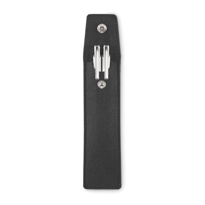Stifte-Etui RPET-Filz CENCIL - schwarz-972