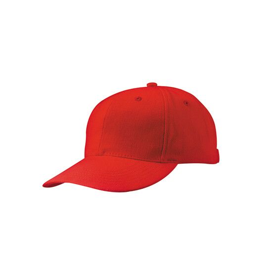 6-Panel Cap Laminated - red-648