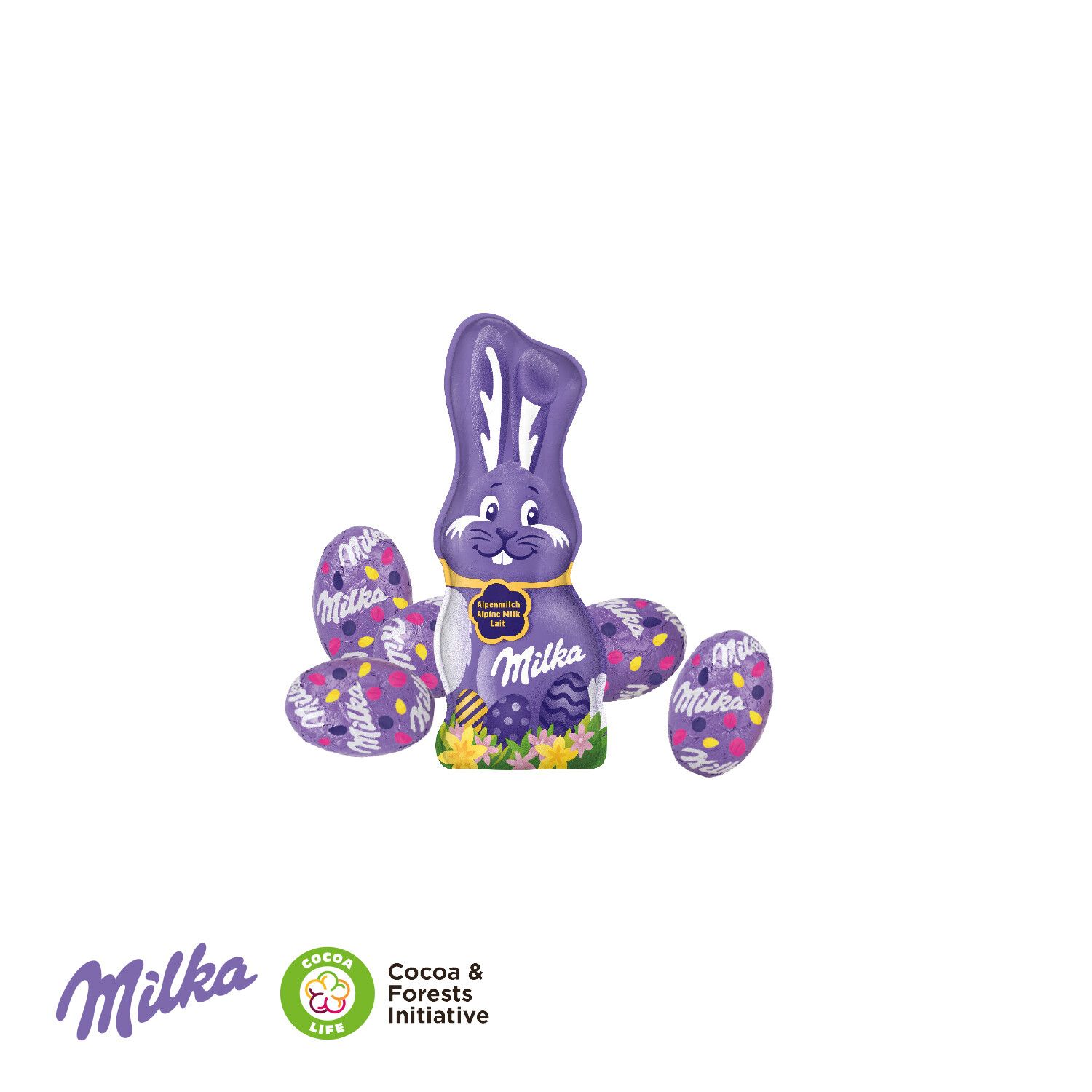3D Präsent "Container" Ostern mit Milka Schokoladenmischung-425