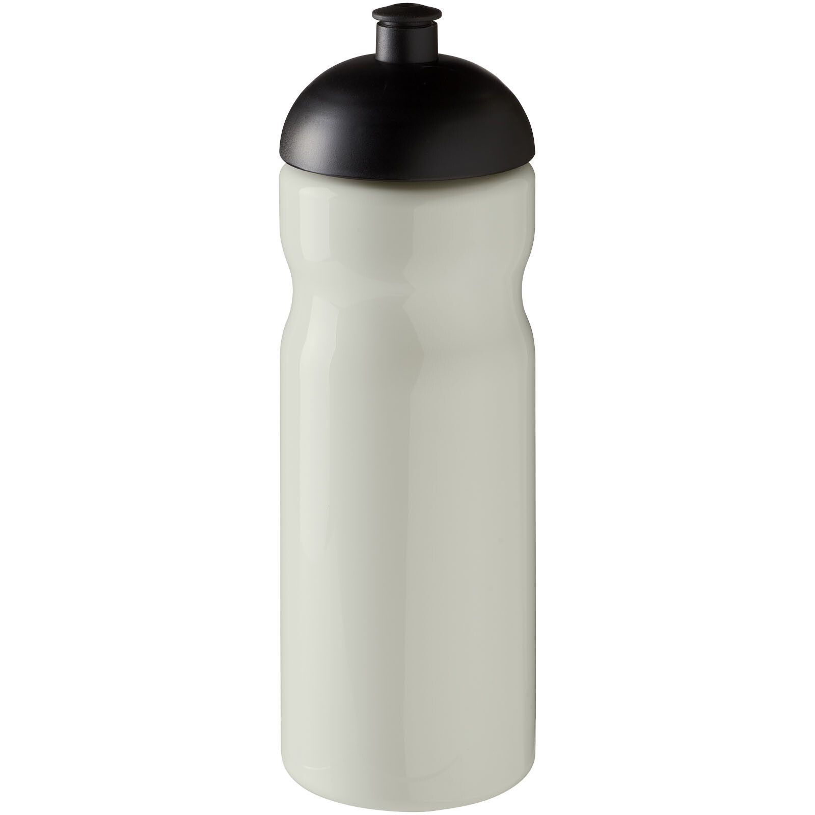 H2O Active Eco Base 650 ml Sportflasche mit Stülpdeckel - elfenbeinweiß -  schwarz-506