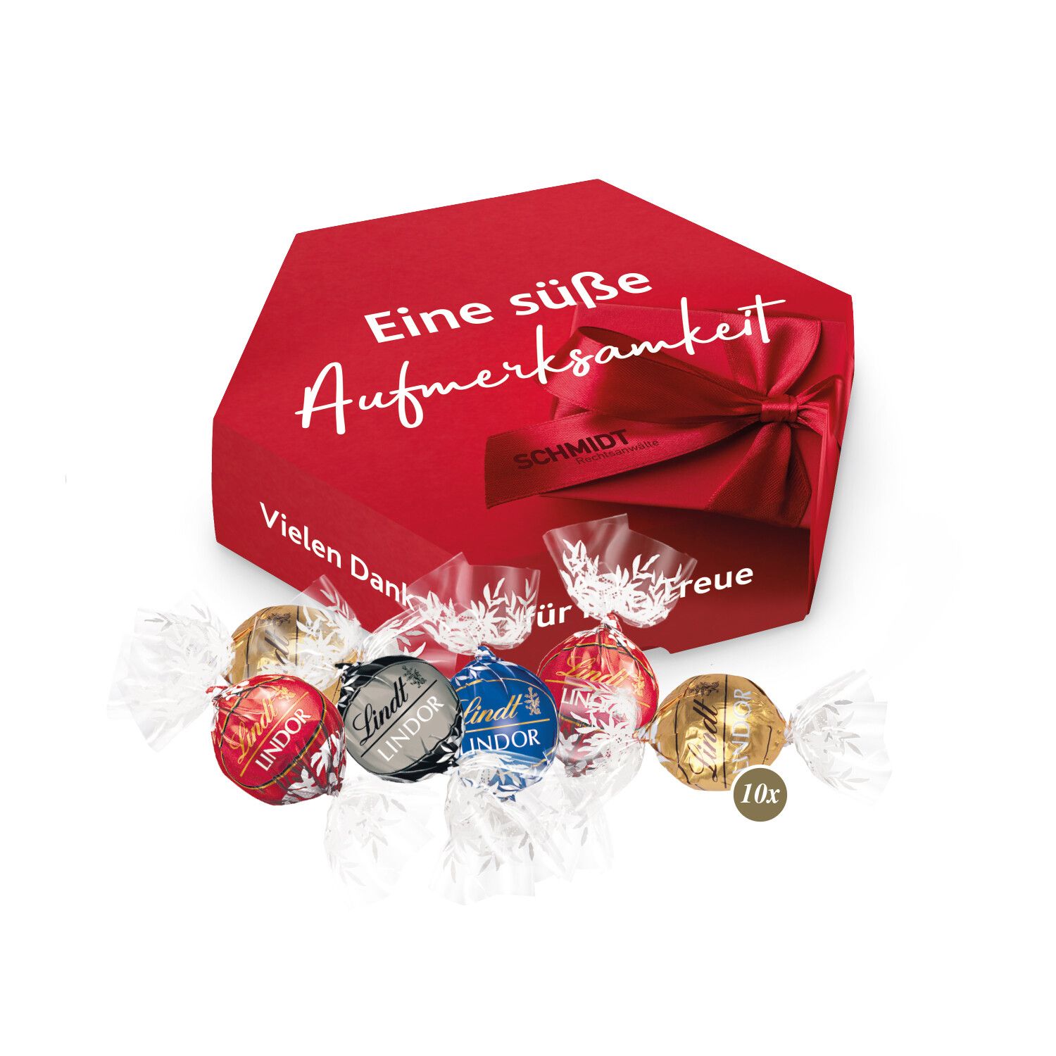 Süße Präsentbox "Maxi" mit Lindor Pralinés-717