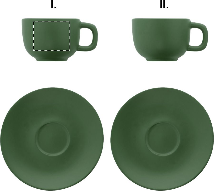 Veredelungsposition Tasse 1 - für Rechtshänder