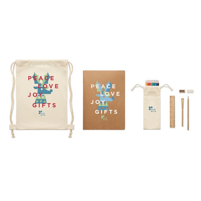 Zeichen-Set für Kinder FUNDRAW - beige-783