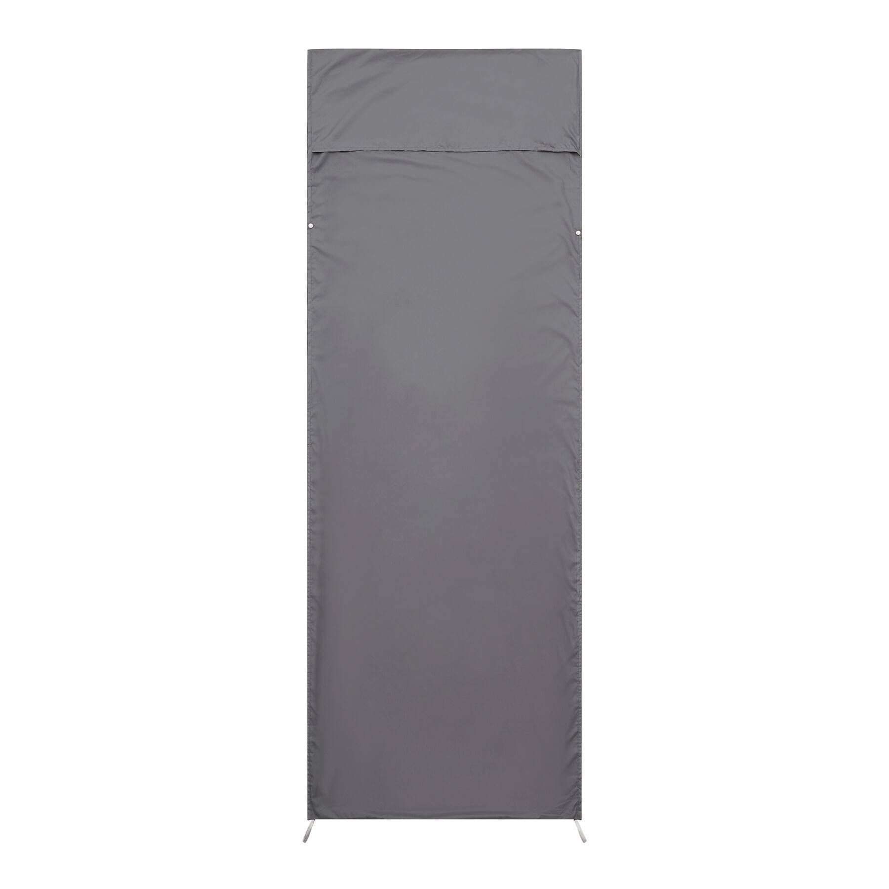 Reiseschlafsack VACATION VIBES - grau - schwarz-330