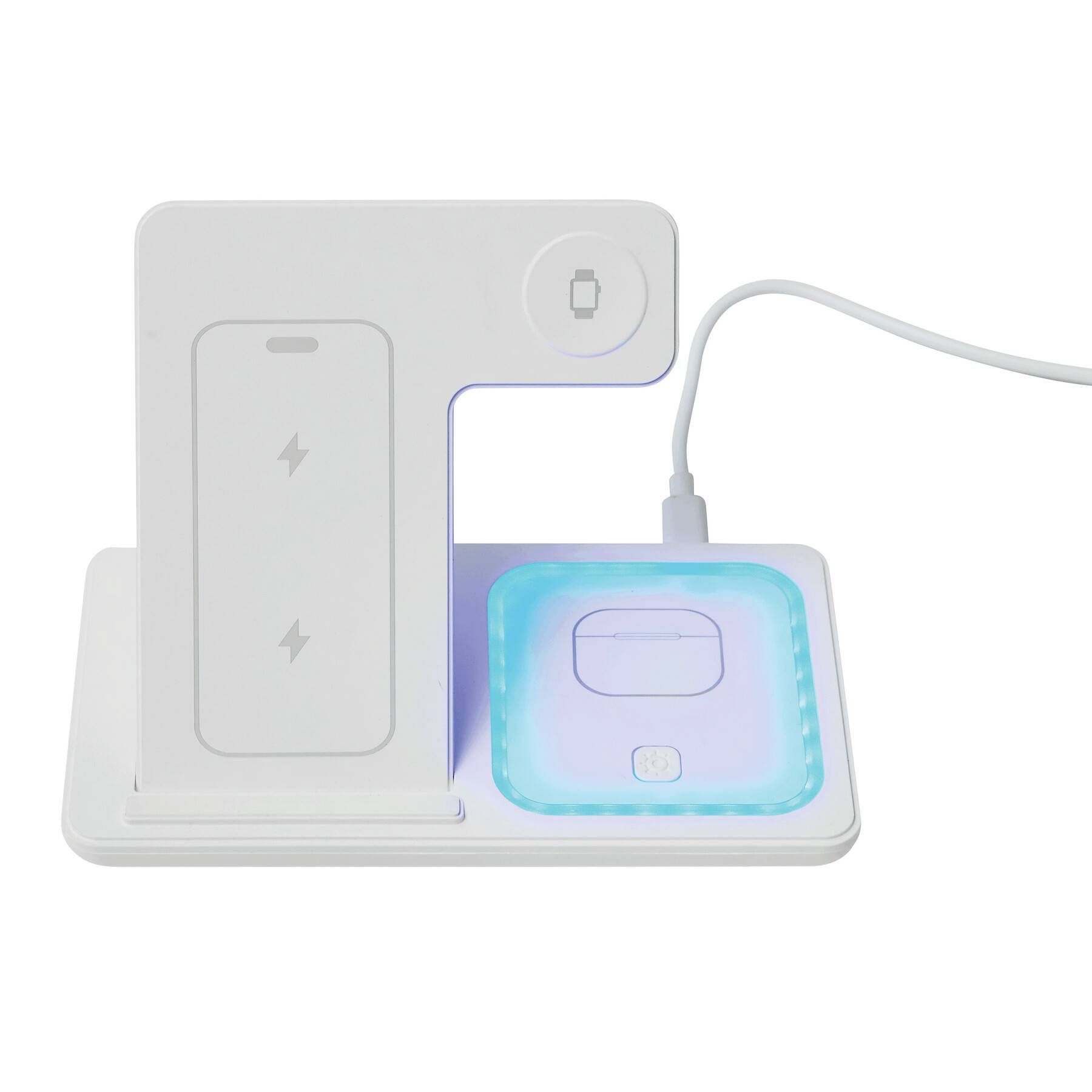 Faltbare multi-induktive Ladestation MUCHA - weiß-709