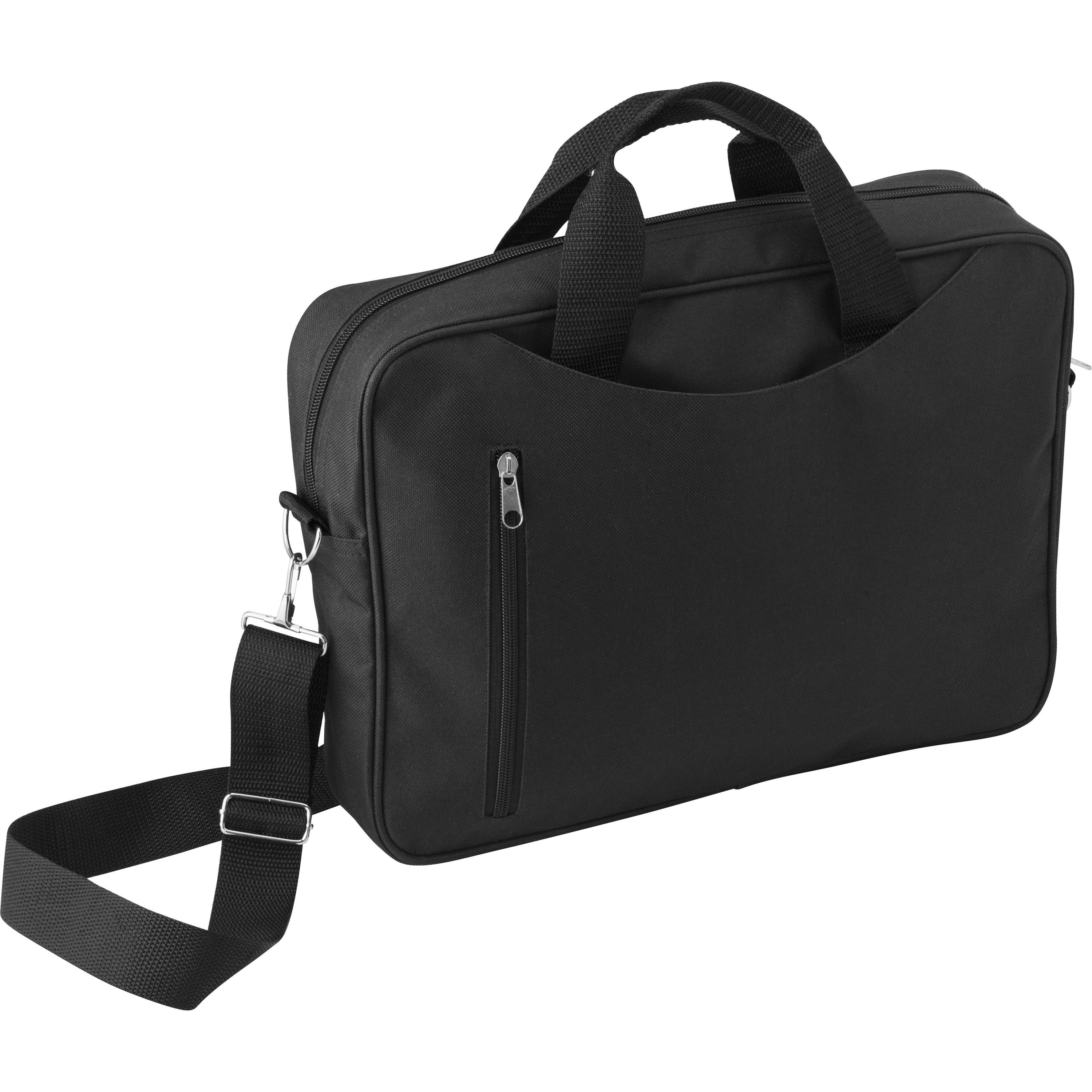Dokumententasche aus Polyester Valerie - schwarz-729
