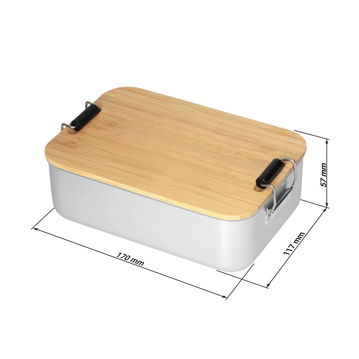 Vorratsdose Bamboo, klein - schwarz - natur-855