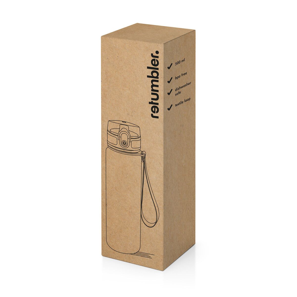 Trinkflasche CASAN - grau-361
