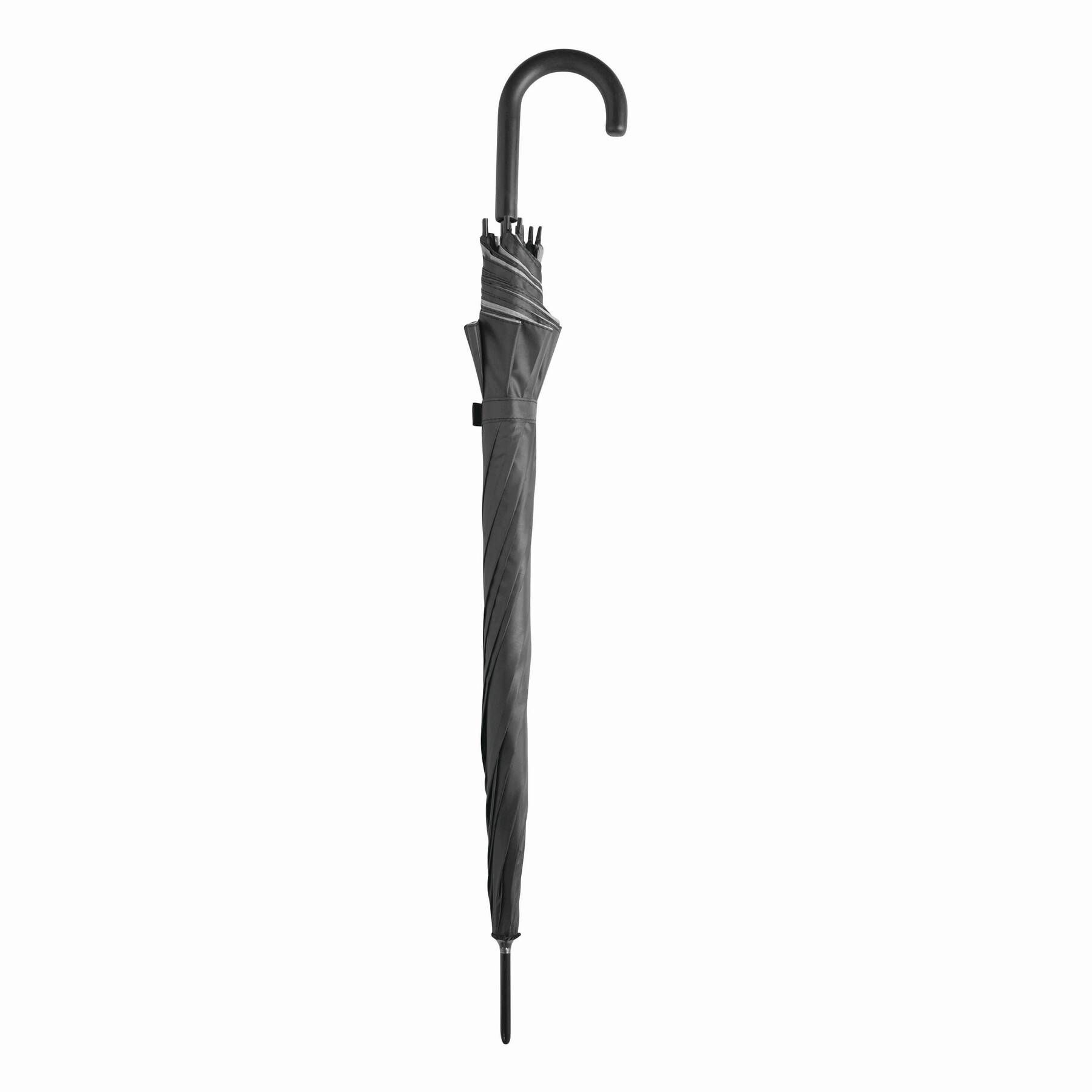 Automatik-Stockschirm DOUBLY - grau - schwarz-82