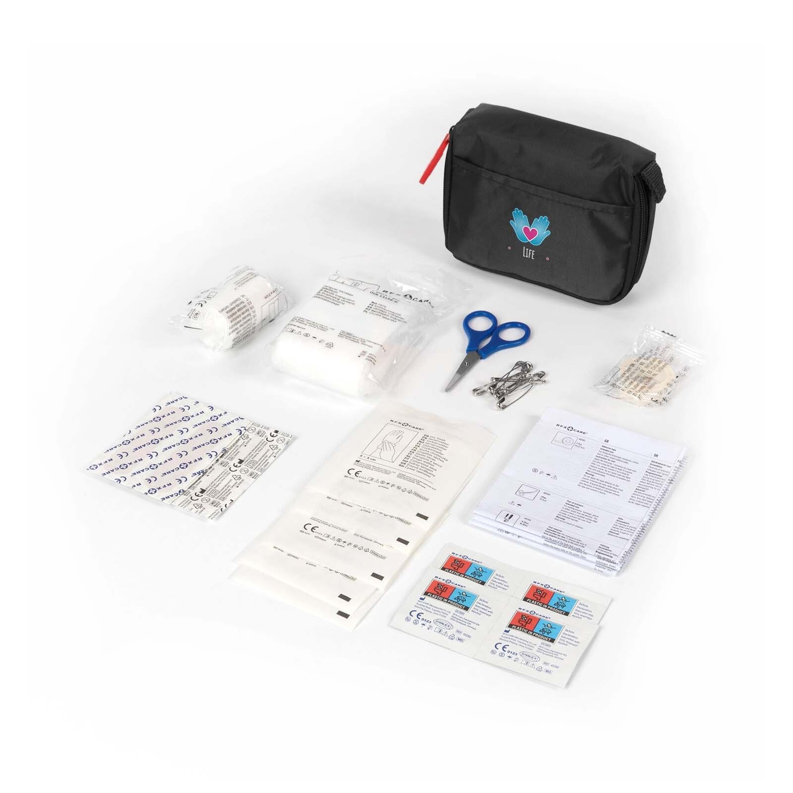 Basic Erste Hilfe Set, 31-teilig - schwarz-346
