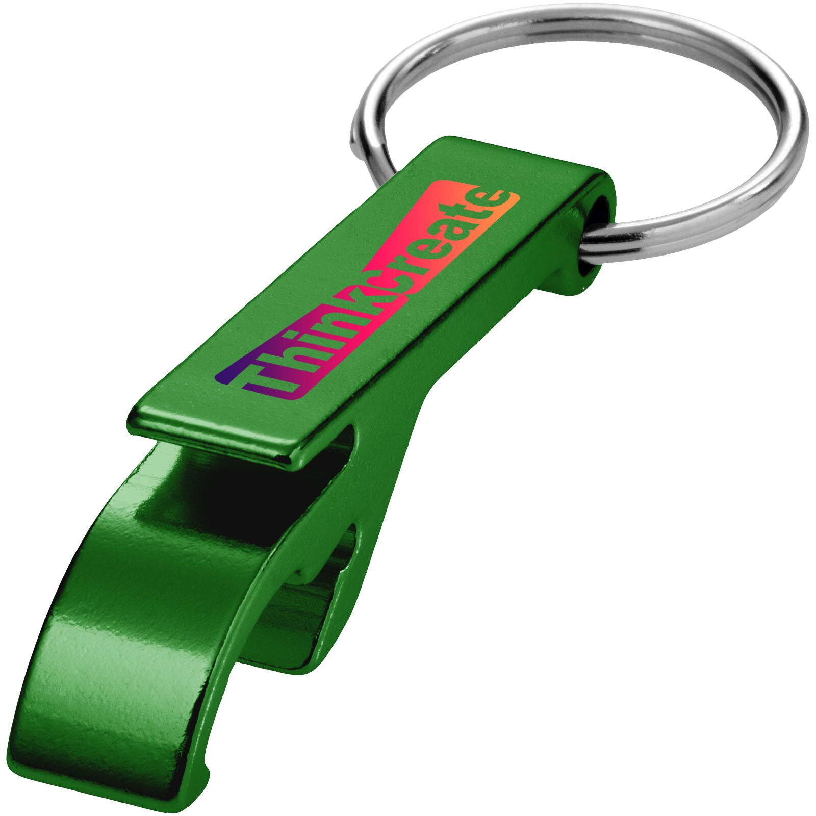 Tao Schlüsselanhänger mit Flaschen- und Dosenöffner aus recyceltem RCS Aluminium - grün-863