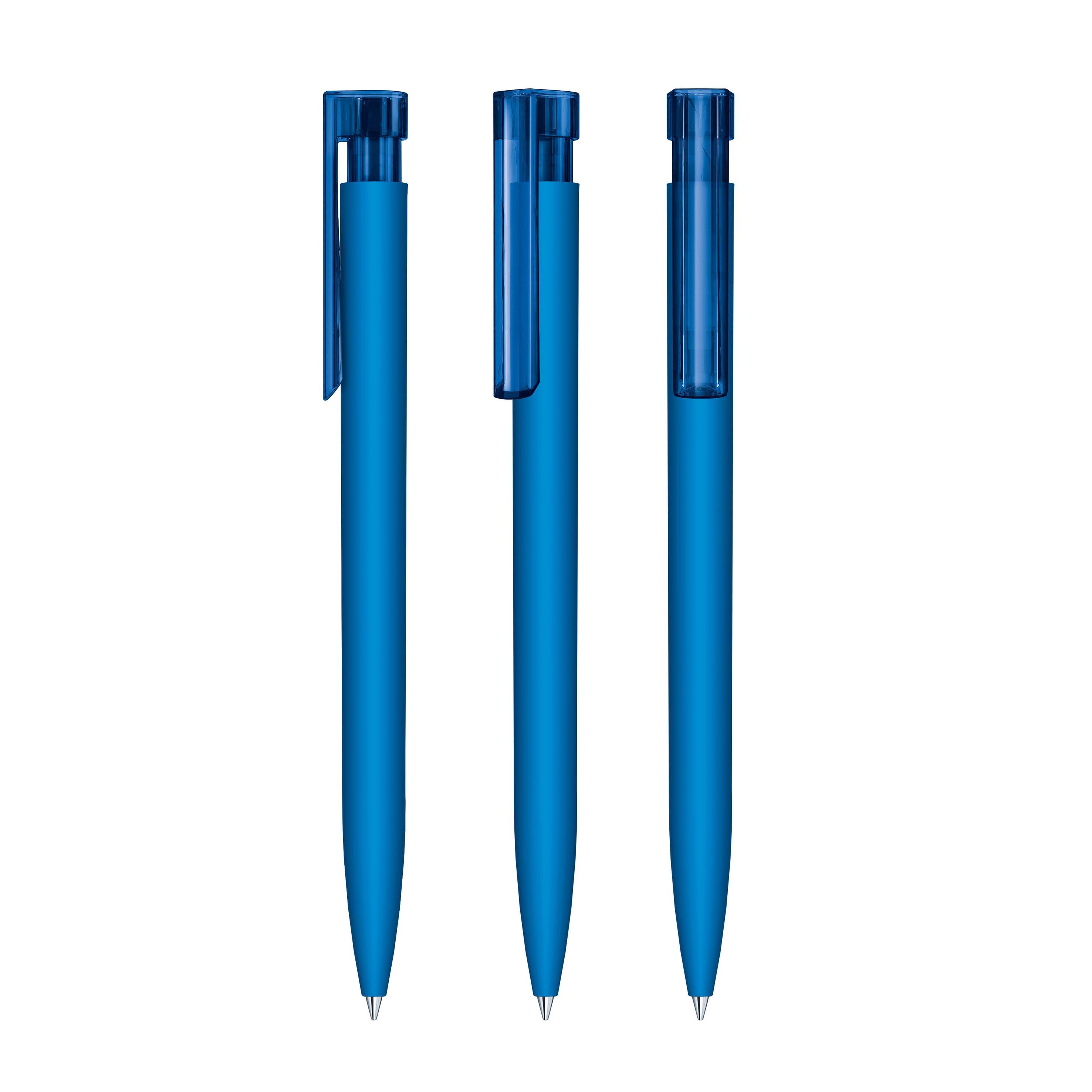 Liberty Soft Touch Druckkugelschreiber - blau-816