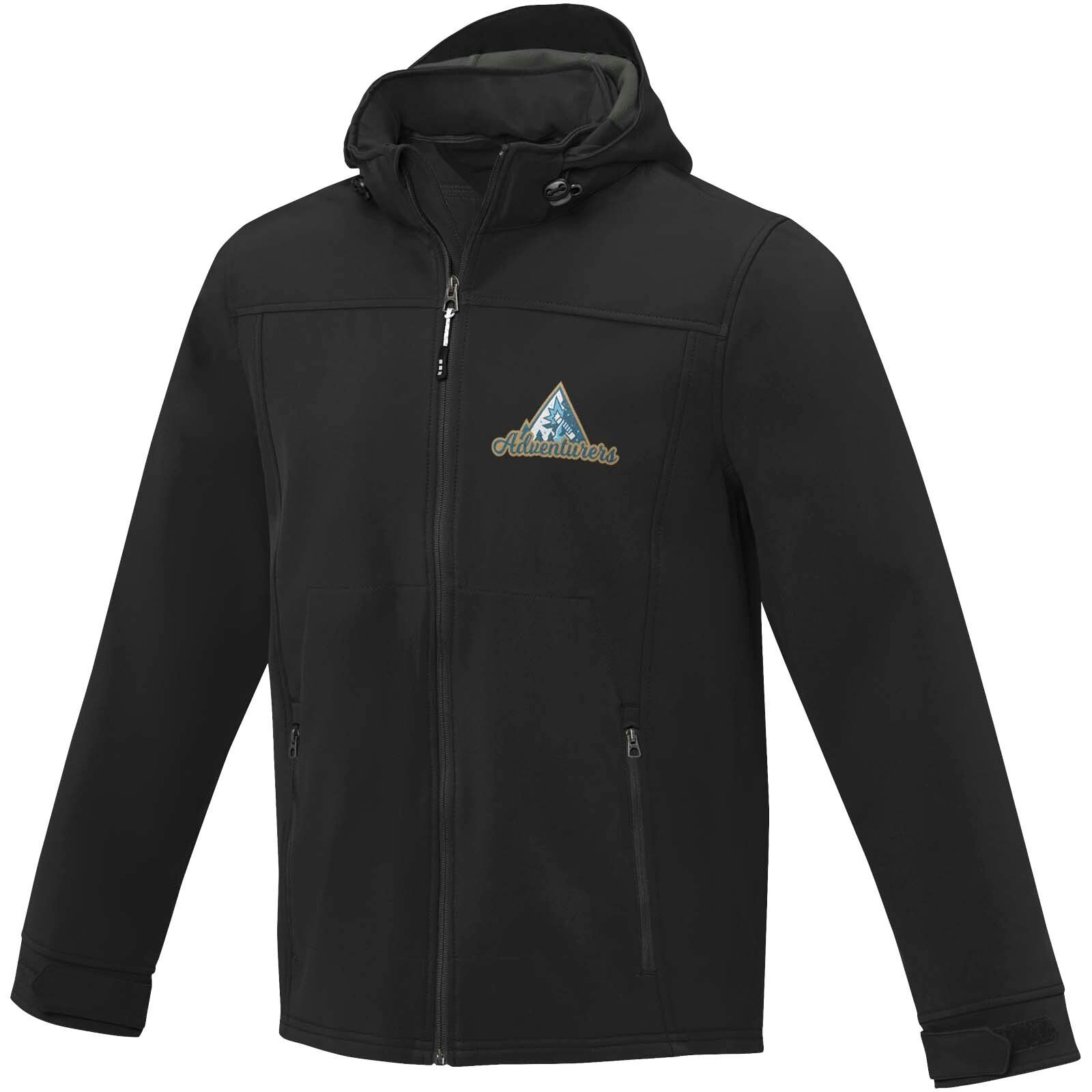 Langley GRS Softshelljacke für Herren aus recyceltem Material - schwarz-140