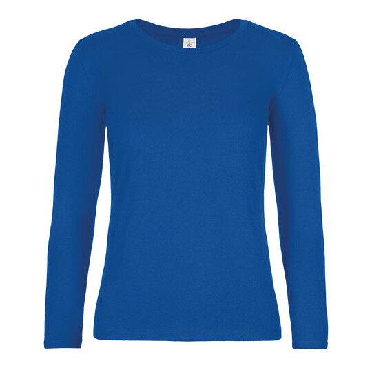 Women´s T-Shirt #E190 Long Sleeve für Damen - royal blue - XXL-619