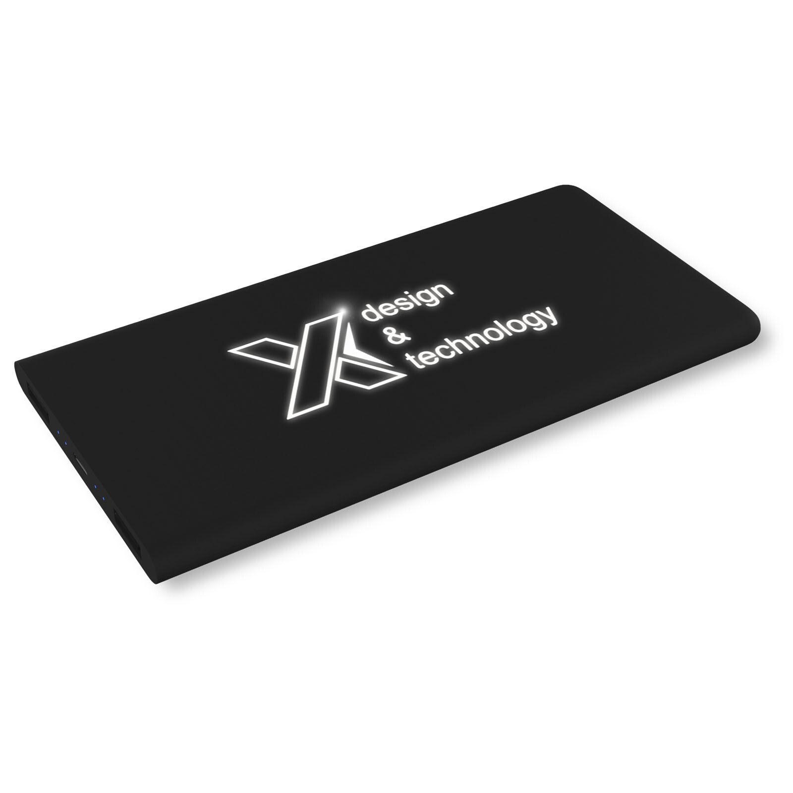 SCX.design P15 5000 mAh Powerbank mit Leuchtlogo - schwarz-991