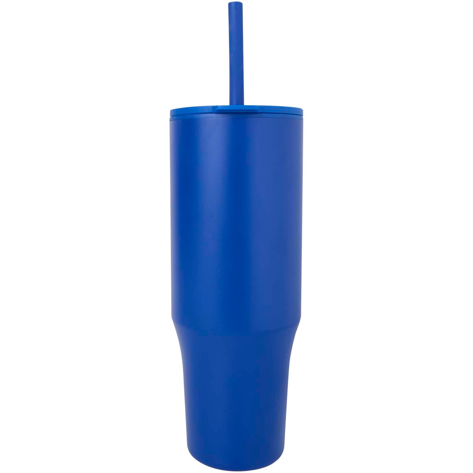 Brady 900 ml RCS-zertifizierter Isolierbecher mit Silikon Trinkhalm - royalblau-404