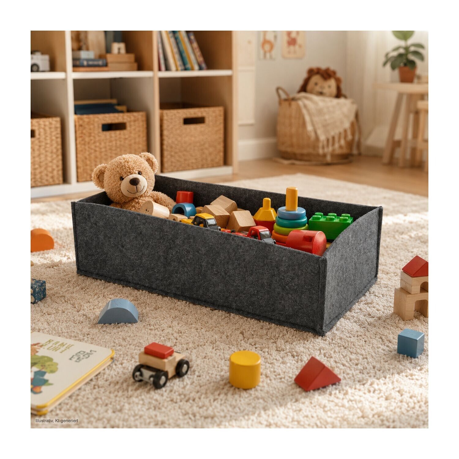 ROMINOX® Veganer Filzkorb Lunga-778