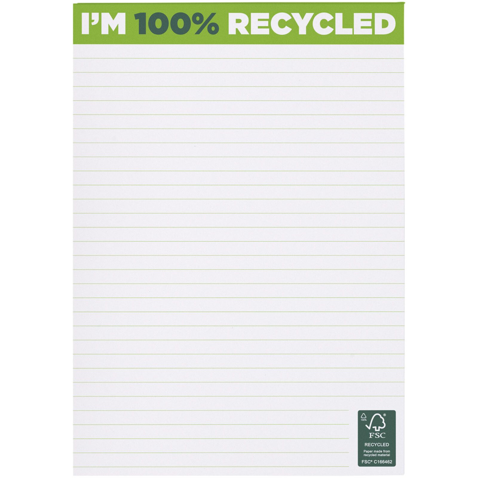 Desk-Mate A5 recycelter Notizblock - weiss-722