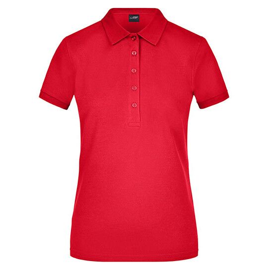 Ladies´ Elastic Polo Piqué - red-579