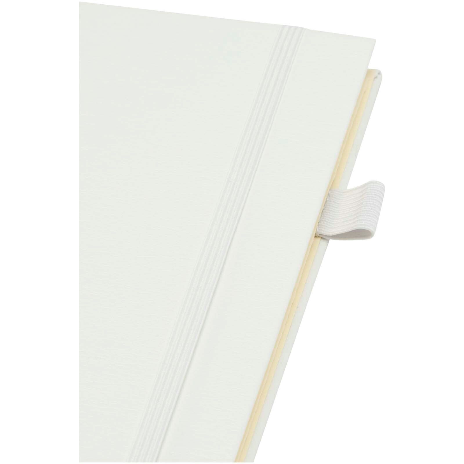 Liss A5 Hardcover Spiralnotizbuch aus recyceltem Kunststoff - weiss-267