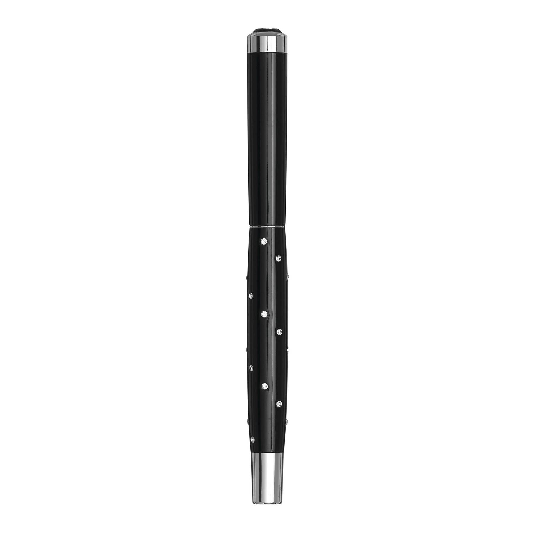 Tintenroller RIGA - schwarz - silber-829