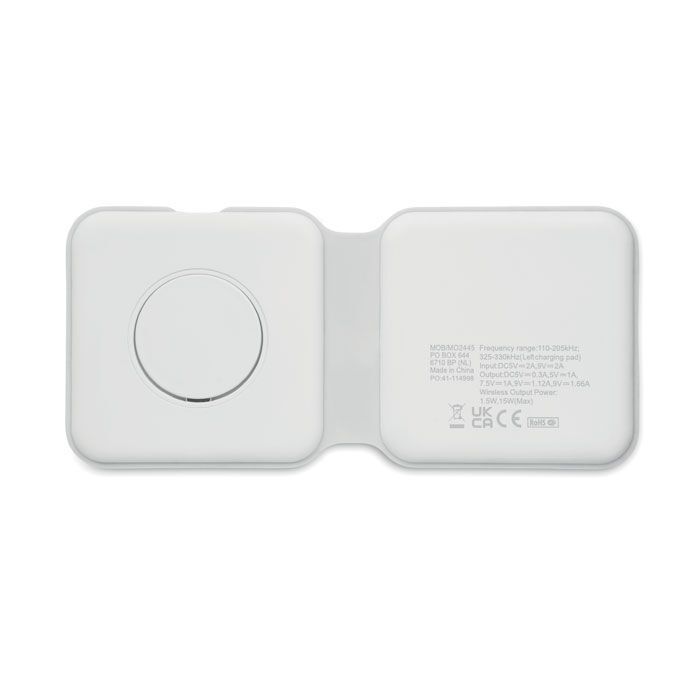 2in1 faltbare Ladestation 15W FLIP - weiß-185