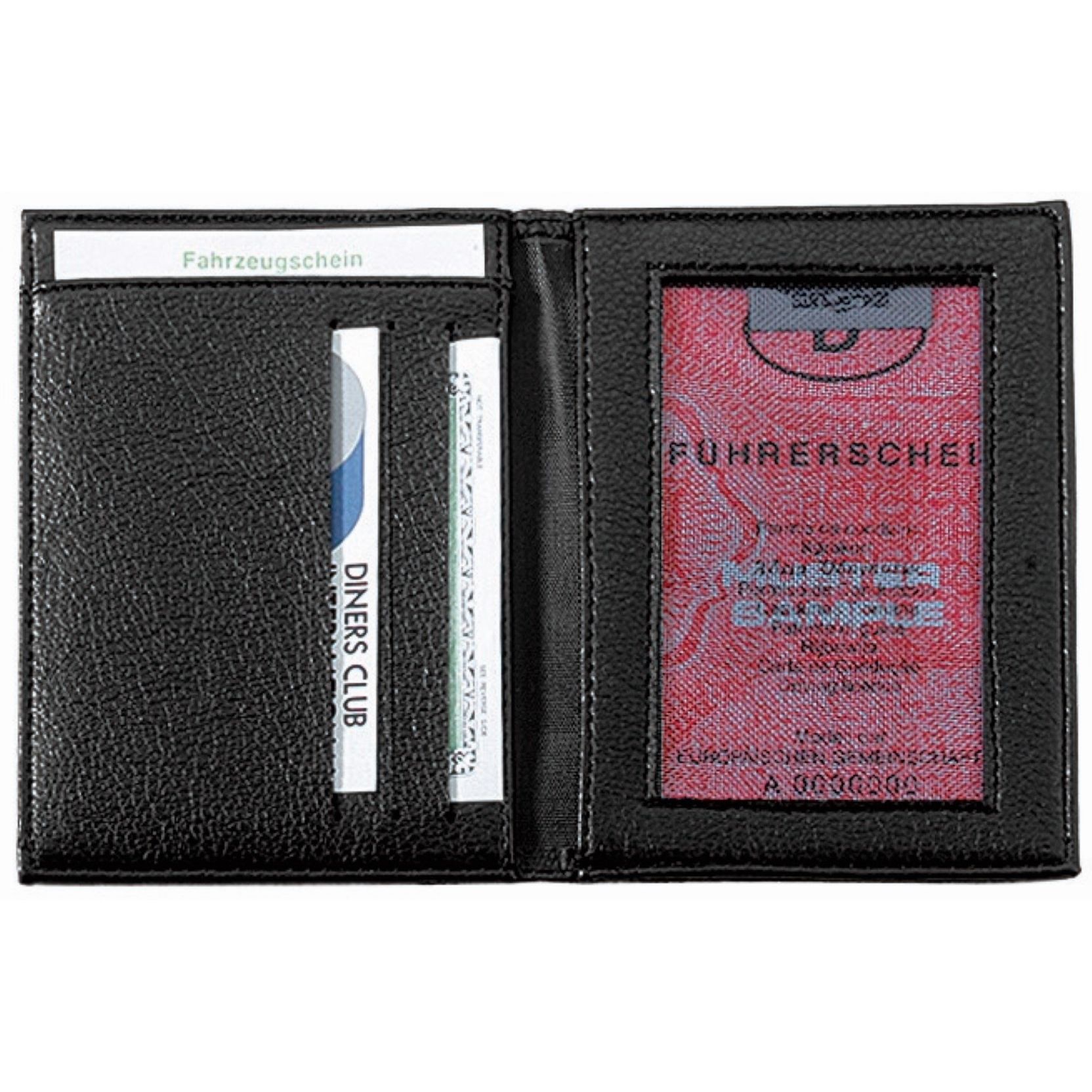 CreativDesign® Ausweistasche "Paper 2 DeLuxe" - schwarz-954