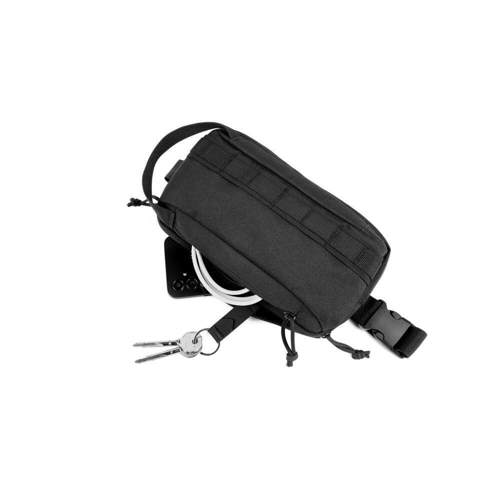 EDINBURGH Gürteltasche aus 600D-Recyclingpolyester und 210D-Futter - schwarz-181