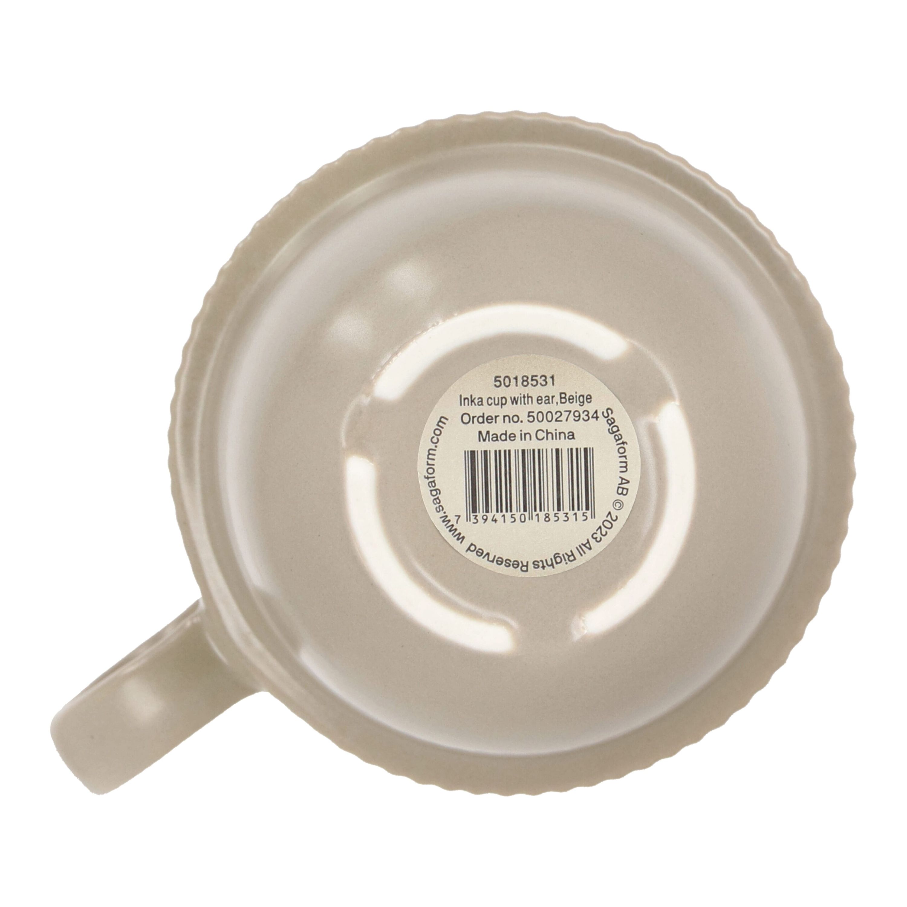 Sagaform Inka Becher mit Ohr 270ml - hellgrau-896