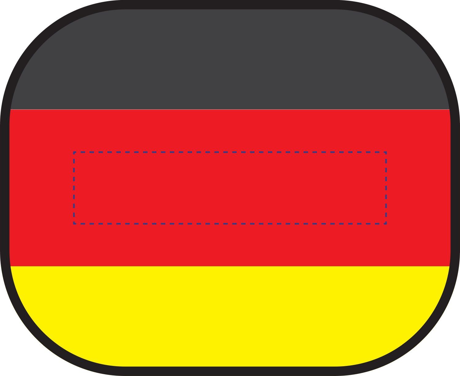 Veredelungsposition rotes Feld