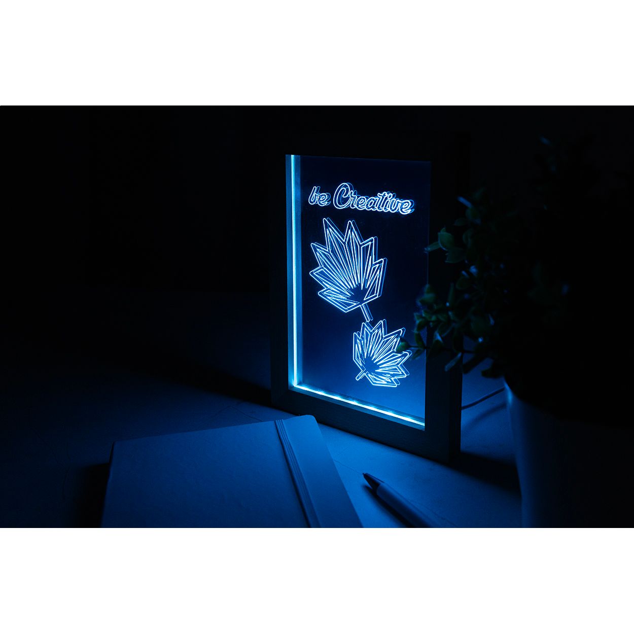 Woodiframe LED-Trophäe - natur - transparent-389
