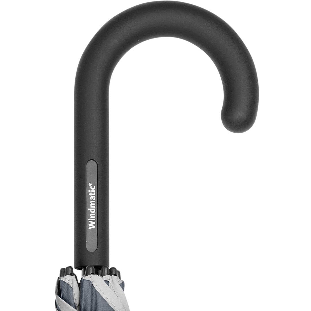 AC-Midsize-Stockschirm FARE® Windmatic® mit waterSAVE® Bezug Ø115 cm - grau-237