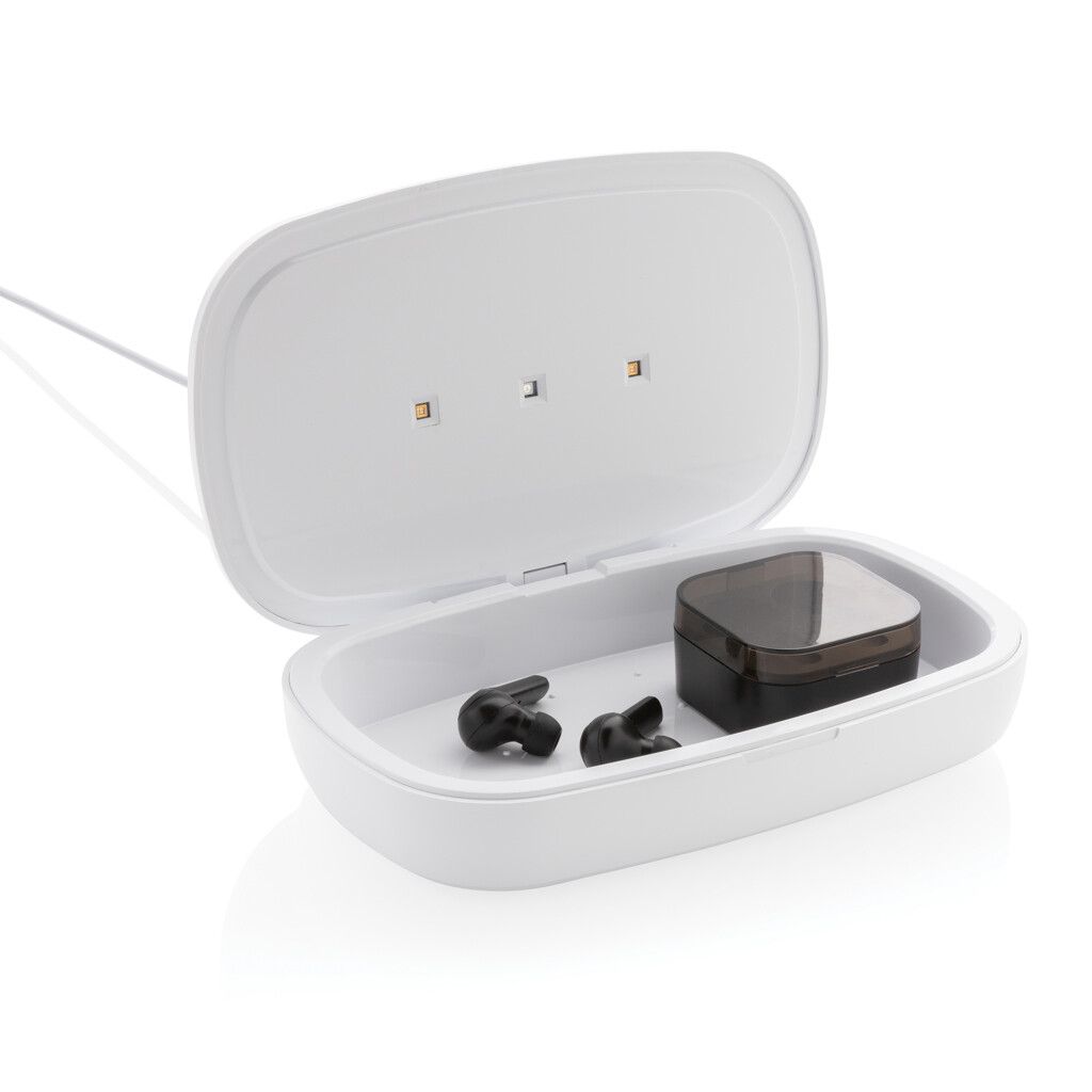 UV-C Sterilisations-Box mit 5W Wireless Charger - weiß-958